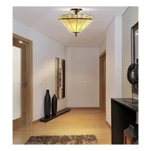 JONATHAN Y JYL8026A Jazmín 16.0 in estilo TiffanyGlass LED_2