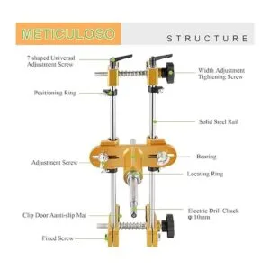 Kit de abridor de agujeros de cerradura de puerta mortero_3