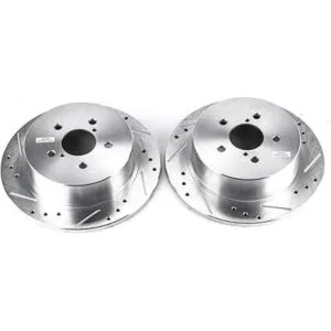 Power Stop jbr1367 X PR Rear Evolution drilled Slotted_3