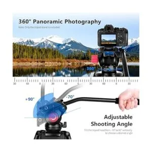 NEEWER Trípode de video de 79 pulgadas78.7 in soporte de_6