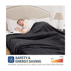 Sealy Manta eléctrica tamaño Queen manta térmica de_4