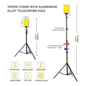Conpex Luces LED de campamento y linternas de campamento_5