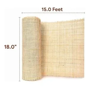 Rollo de correas de caña de ratán cuadrado de 18 pulgadas_3