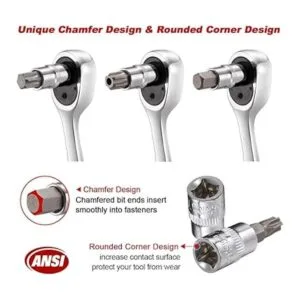 RIMKOLO Juego de brocas de 107 piezas 14 38 y 12_3