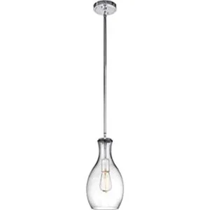 Kichler Everly Colgante de cristal transparente de 13.75_1