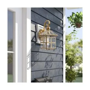 Milaii Luces de pared de latón cobre para exteriores_4