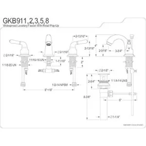 Kingston Brass GKB911 Magellan Grifo para lavabo 334_2
