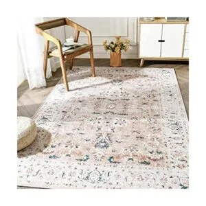 JINCHAN Alfombra persa vintage de 6 x 9 pulgadas_1