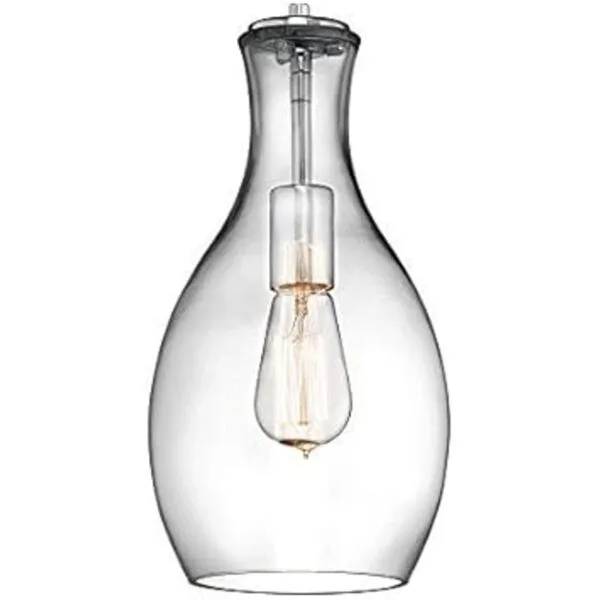 Kichler Everly Colgante de cristal transparente de 13.75_4