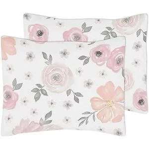 Blush Rosa Color Gris y Blanco Shabby Chic Acuarela_5