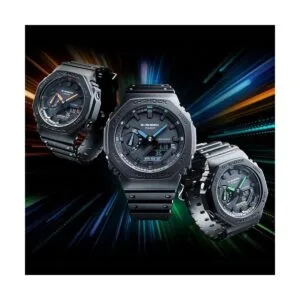 GShock GA21001A2 Reloj de neón con acento azul_2