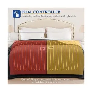 Sealy Manta eléctrica tamaño Queen manta térmica de_3