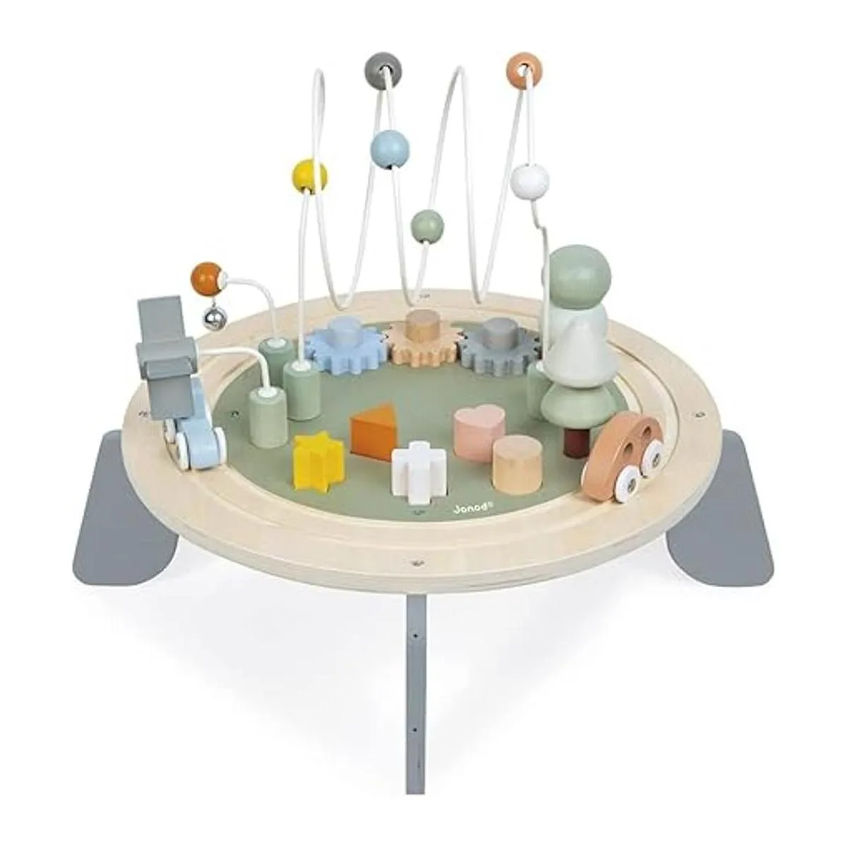 Janod J04402 Sweet Cocoon Mesa de madera multijuego para_3