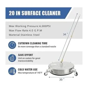 JANZ Limpiador de superficies de lavadora a presión de 20_2