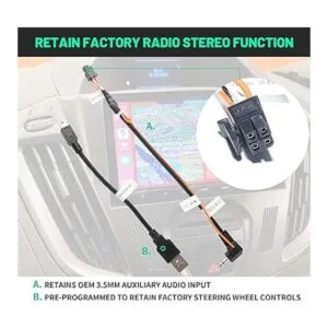 NuIth Interfaz de repuesto de radio con control de volante_6