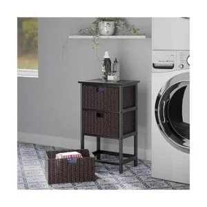 Winsome Estante de almacenamiento de Omaha con canastas_5