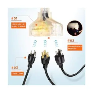 Giraffe Tools Carrete de cable de alimentación retráctil_7