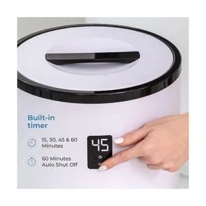 SereneLife Home Calentador de toallas y mantas de un solo_5