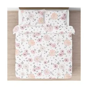 Blush Rosa Color Gris y Blanco Shabby Chic Acuarela_3