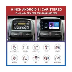 Android 11 coche estéreo inalámbrico Carplay para 2002_2