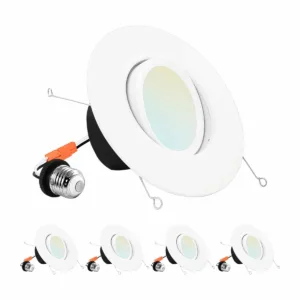 Luxrite Luces LED empotrables de 56 pulgadas 11 W 90_1