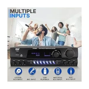 Pyle Amplificador de potencia de audio para el hogar de_4