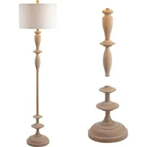 JONATHAN Y JYL3061A Aldrin Lámpara de pie LED de resina_1