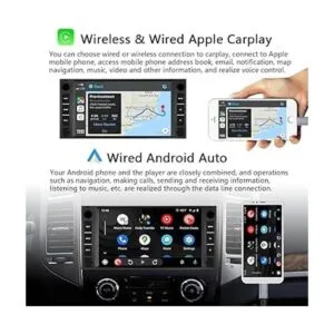 Estéreo de coche para Jeep Wrangler Dodge Chevrolet RAM_3