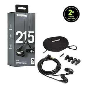Monitor SHURE SE215 Live Sound Negro_2