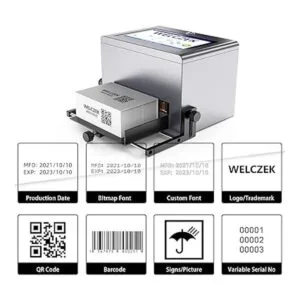 WELCZEK Cartucho de tinta original de secado rápido para_3