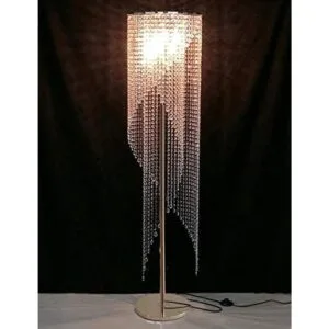 Surpars House Lámpara de pie de cristal Raindrop French_1