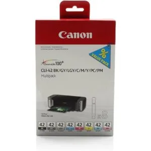 Canon CLI42 Tinta en paquete promocional de 8 unidades._3