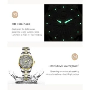 OLEVS Relojes automáticos para mujer reloj de pulsera_6