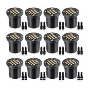 SUNVIE Luces de paisaje de bajo voltaje de 12 W con_1