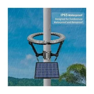 Kayiune Luz solar para mástil de bandera al aire libre del_5