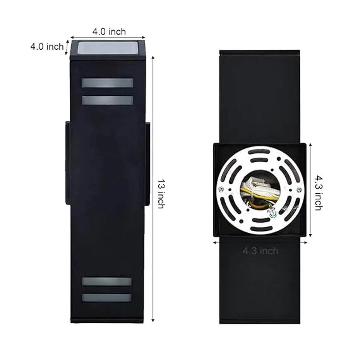 iYogaled Lámpara de pared para exteriores de arriba y_4