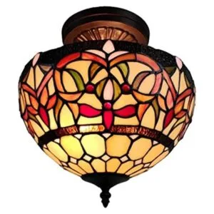 Tiffany AM1081HL12B Lámpara colgante semiempotrada de_1