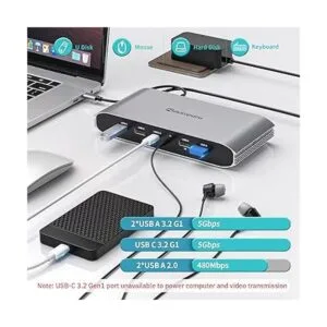 Displaylink Estación de acoplamiento para laptop MacBook_6