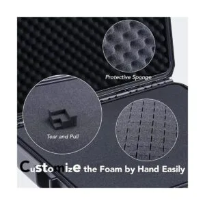 Lykus HC5110 Funda rígida grande impermeable con espuma_2