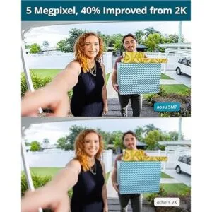 Cámara de timbre inalámbrica aosu 5MP Ultra HD sin_2