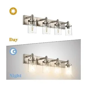 TULUCE Iluminación de baño de 4 luces moderna lámpara de_4