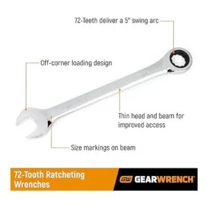 GearWrench 85034 SAEMM Juego de llaves de carraca 34_2