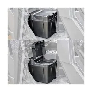 SAUTVS Caja de almacenamiento seca doble para debajo del_4