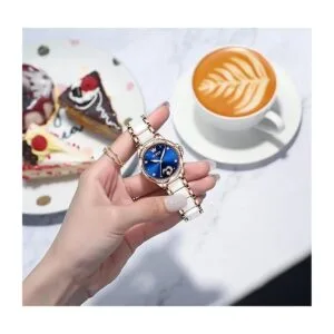 OLEVS Relojes automáticos para mujer con diamantes de oro_6