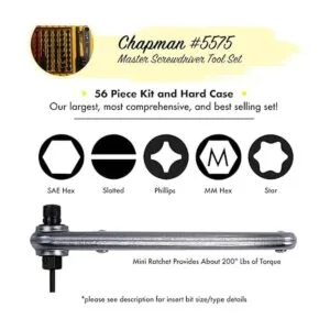 Chapman MFG 5575 Juego de destornilladores maestros_3