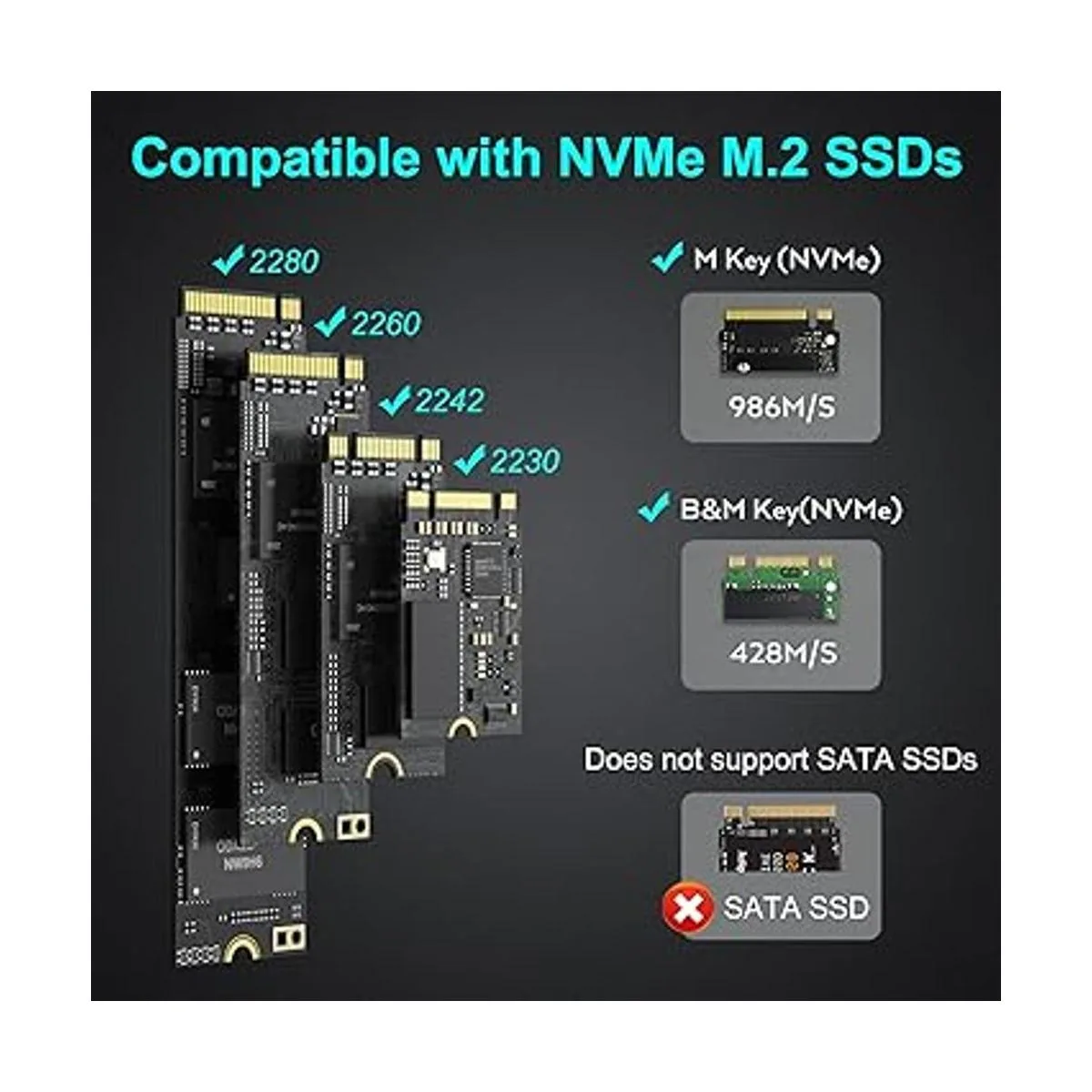 NVMe M.2 Duplicator DualBay Offline Clone ToolFree USB to_2