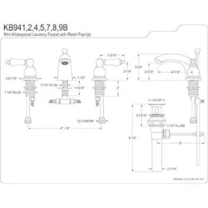 Kingston Brass KB941B Victorian Minigeneralizado grifo de_2