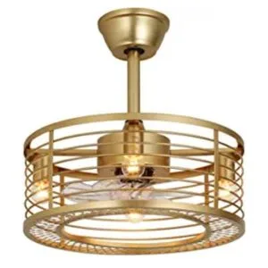 Ventiladores de techo enjaulados con luces de control_1