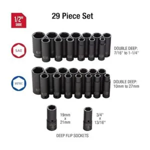 Sunex 5153DD juego de dados profundos de impacto en_2