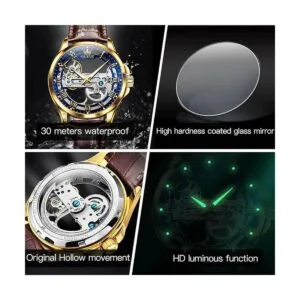OLEVS Relojes mecánicos automáticos para hombre reloj_3
